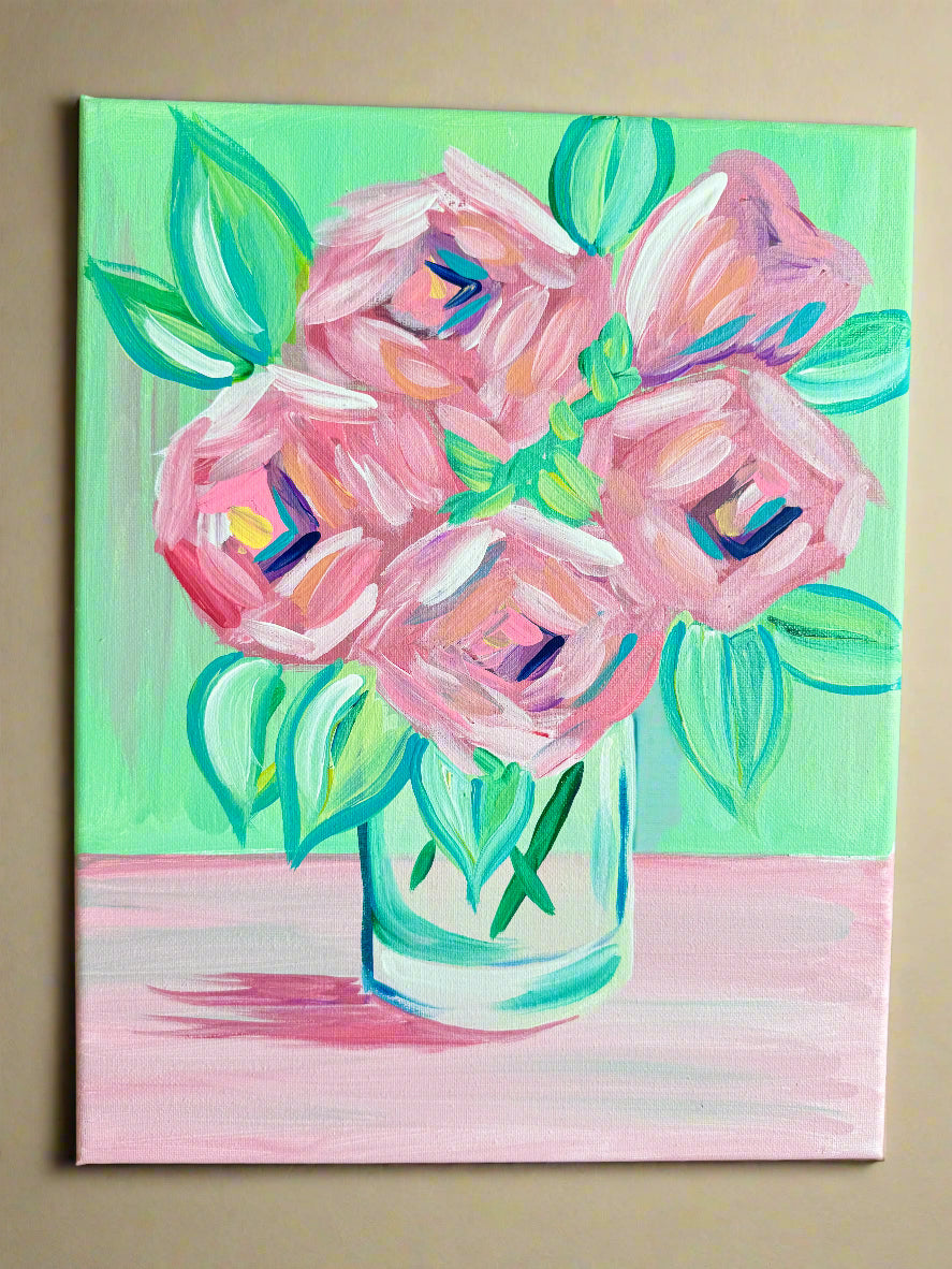 Floral Canvas Workshop