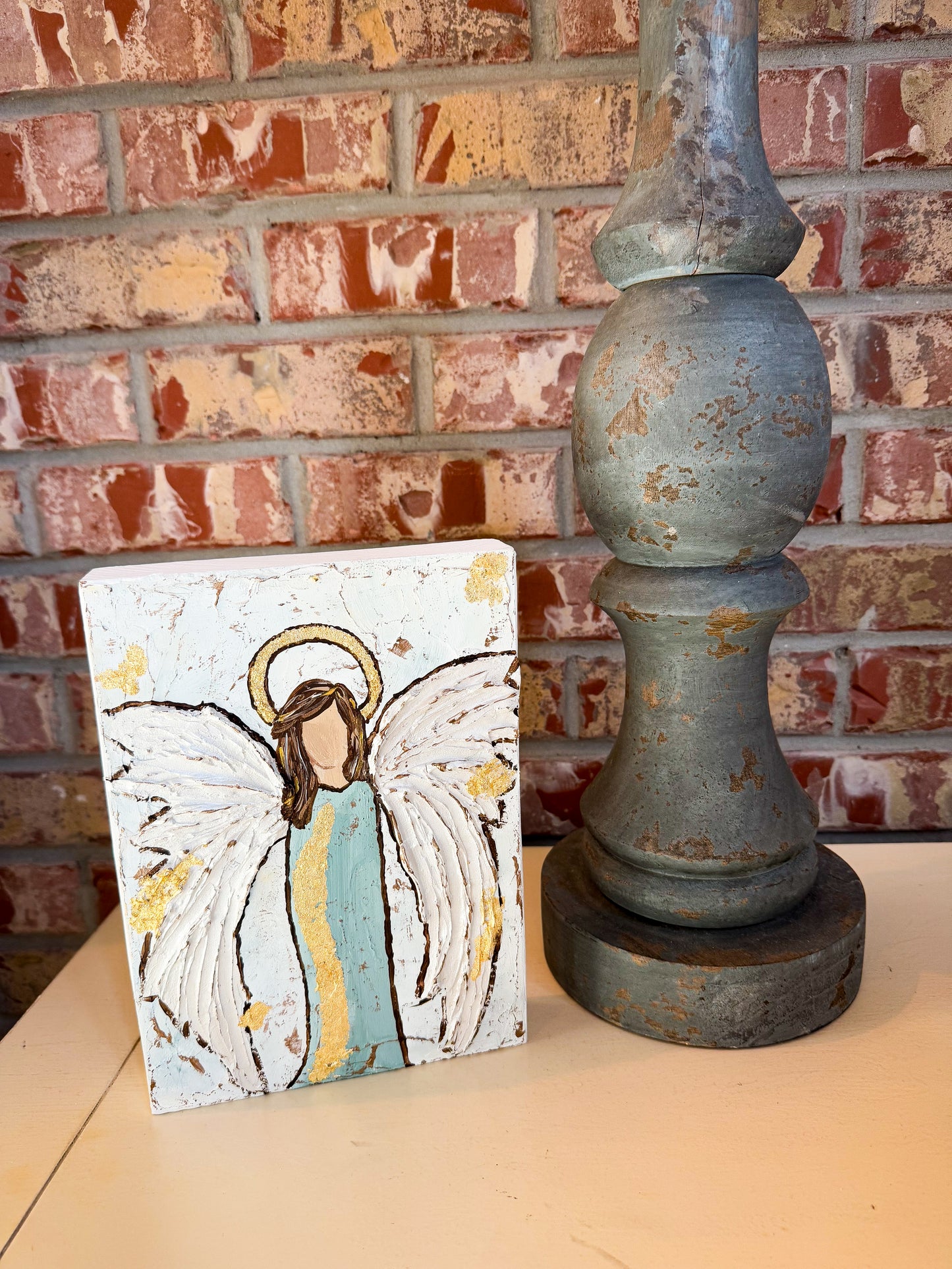 Angel with Hidden Prayers * Customize with your prayer words or names*