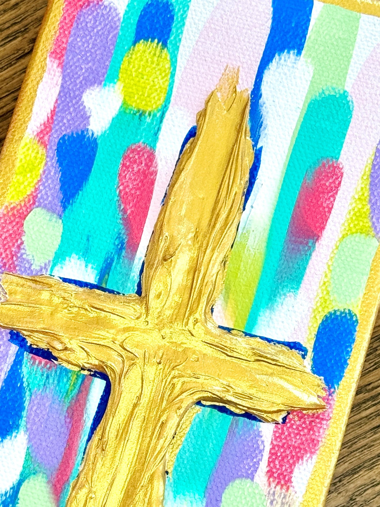 Create Your Own Prayer Cross Canvas